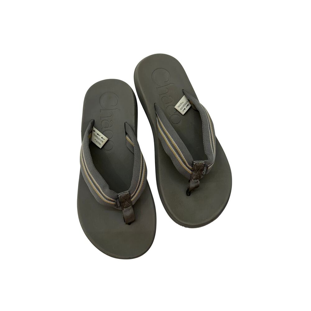 Chaco Gray Flip Flop Sandal Mens 9